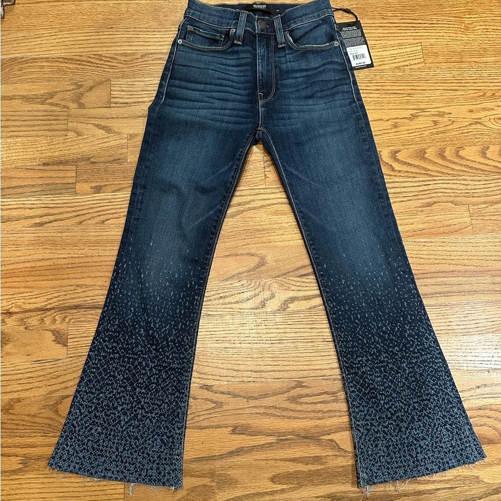 NWT Hudson LA the “Holly” high rise crop flair jeans